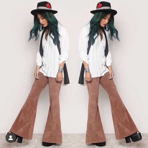 Suede flares - Picture 2 of 8